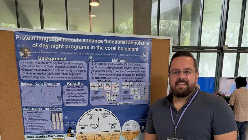 New paper in Cell Host & Microbe: Temporal rhythms govern coral holobiont function